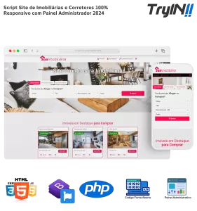 Script Site de Imobiliárias e Corretores em PHP Responsivo com Painel Gerenciador de Conteúdo